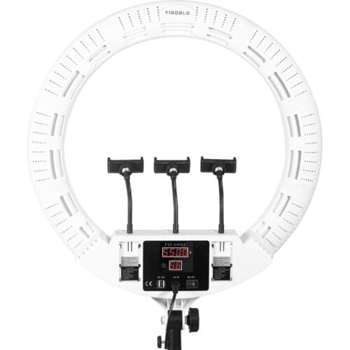 22 Inch Bi-color Photography Lighting 100w LED Ring Lamp Light with Tripod Yidoblo FD-640II Photo Studio Light USB Support