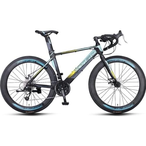 Road Bike 27 Speed Ultra-light Aluminum Frame Breaking Wind Imitation Carbon Seat Tube