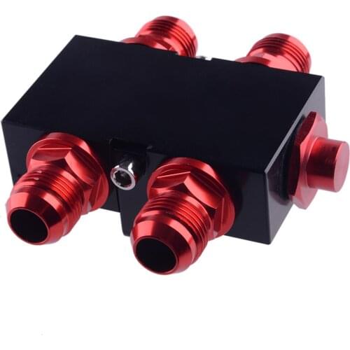 Universal Car Oil Filter Cooler Thermostat Sandwich Adaptor With AN10 Connector