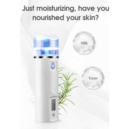 USB Nano Face Steamer Ultrasonic Facial Sprayer Moisturizing Skin Mini Rechargeable Facial Nebulizer Hydrating Beauty Device