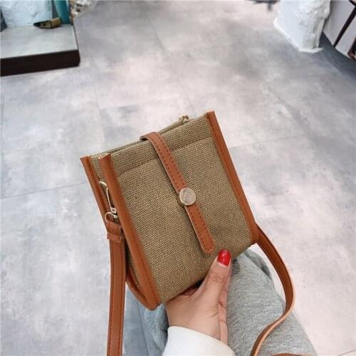 All-match one-shoulder messenger handbag fashion casual mobile phone female bag tide small square bag