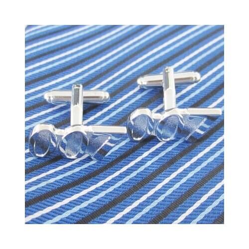 Siver 007 Cufflink Cuff Link 15 Pairs Wholesale Free Shipping