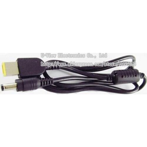 DC 5.5x2.5mm To Quadrate Charger Cable For Lenovo IdeaPad Yoga 13-IFI/ITH/ISE Laptop About 1M/Free Shipping/4PCS