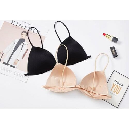 Women Seamless Bras Lady Push Up Bra No Wire Brassiere Free Size Underwear Sexy Bra Thin Shoulder Strap Lingerie Soft Sexy