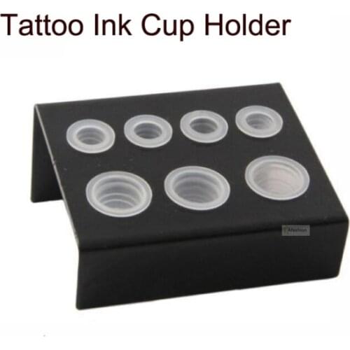 1pc Metal Tattoo Ink Cup Holder Color bracket Stand with holes tattoos accessory tools