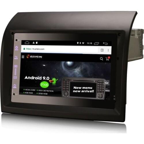 7" Android 10.0 OS Car Multimedia Navigation GPS Radio System Player for Fiat Ducato 2007-2015 with Built-in CarPlay Function