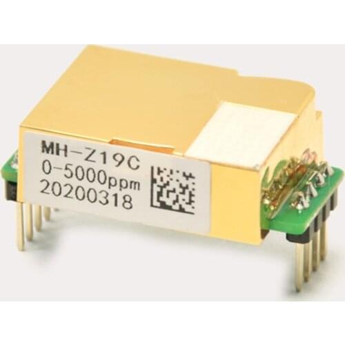 MH-Z19C NDIR CO2 Sensor for HVAC and IAQ Carbon Dioxide 400-5000PPM