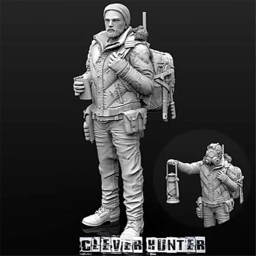 Resin Figure 1/35 Scale Model Kit Huntsman Assembling Model Resin Kit Colorless Self-Assembled Toys R338