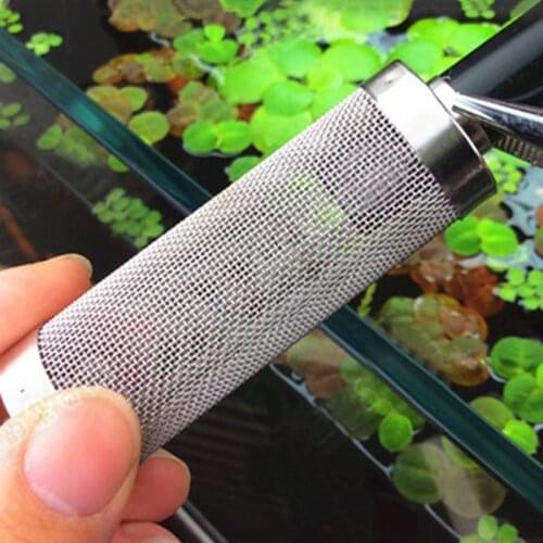 Stainless Steel Filter Inlet Case/Mesh/Shrimp Nets Set Special Shrimp Cylinder Filter Inflow Inlet Protect Aquarium Accessories