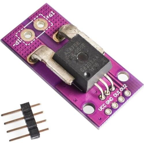 CJMCU-758 ACS758LCB-050B-PFF-T Linear Current Hall Current Sensor Module