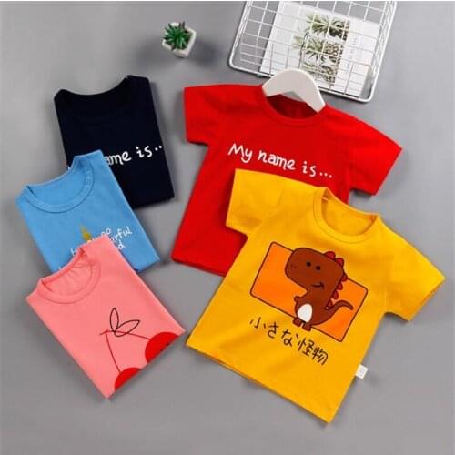 Newborn Boys T-shirts Clothes Toddler Infant Baby Kids Boys Cotton Cartoon T-Shirt Blouse Clothes Tops Tshirt