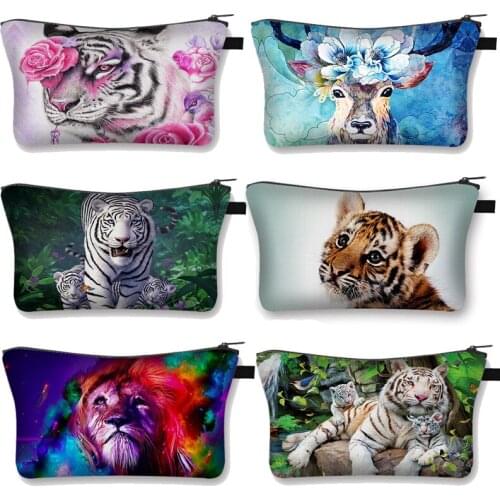 African Black Girls Makeup Bag Leisure Designer Foldable Beautiful Girls Shopping MiniCosmetic Bags Organizer