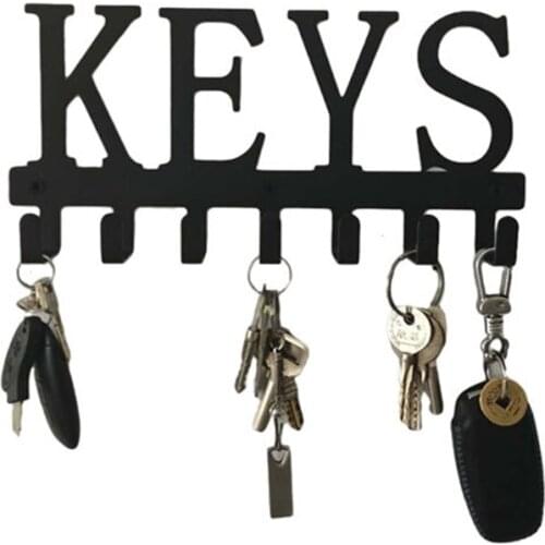 Creative "KEYS" Words Shape Rack Hook Home Entrance Key Holder Pegs Storage 94PF