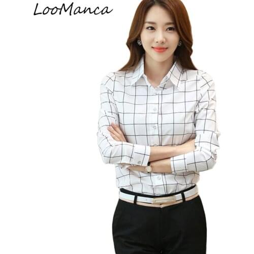 LooManca Check Blouses
