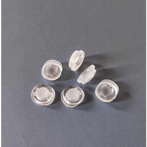 MEBC-10.2 High quality 5730 LED Lens, Lens Size: 10.2X8.8mm, Height: 4.5mm, 60 degree, Grinding surface, PMMA Materials