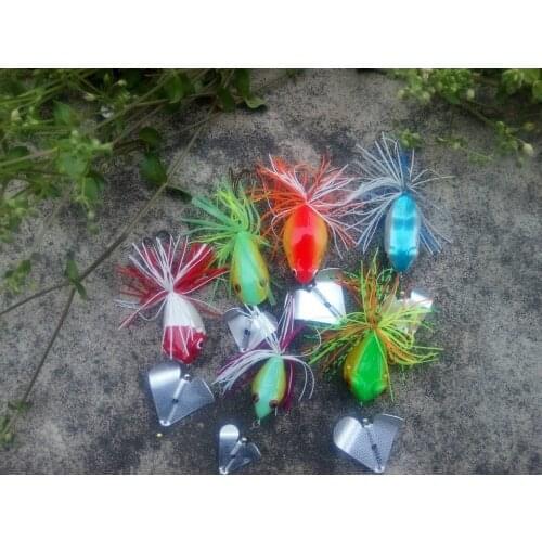 MR OCTOPUS 10pcs fishing lure ,soft lure, frogbait, random colour mixed.8g--12g.squid jig