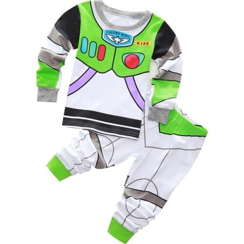 New Childrens Clothing Set Toy Story 2 3 Cartoon Sets Woody Pyjamas Buzz Lightyear Pijamas LongSleeve Sleepwear XMAS Gift