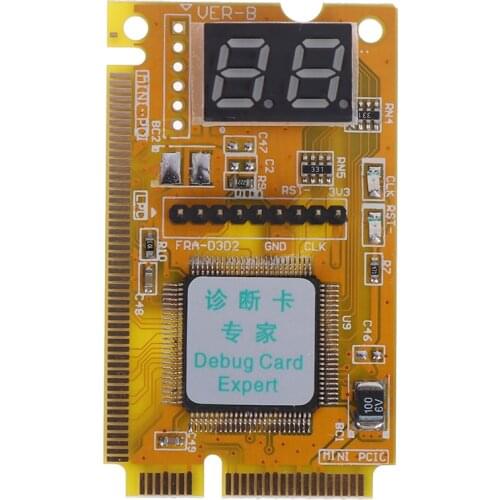 New 3 in 1 Mini PCI/PCI-E LPC PC Laptop Analyzer Tester Diagnostic Post Test Card