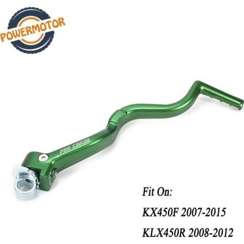 Motorcycle New Forged Kick Start Starter Lever For KX450F 2007-2015 KLX450R 2008-2012 Pedal Arm Motocross Dirt Bike Off Road