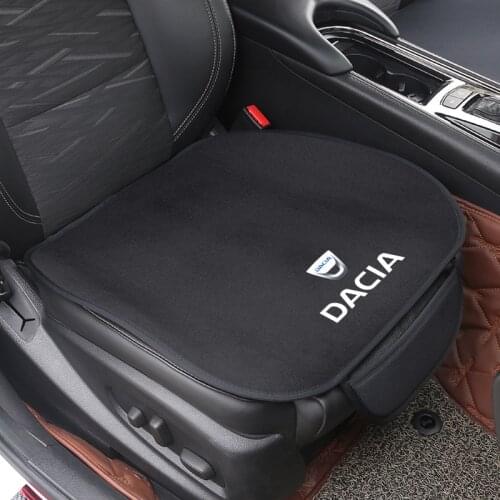 Car Seat Cushion Non-Slip Cover Ice silk Velvet Plush For Dacia Sandero MK2 Stepway Accessories