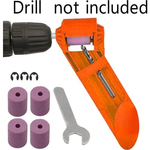 Portable Drill Bit Sharpener Corundum Grinding Wheel Tool Corundum Resisting Drill Polishing Grinder Wheel Sharpening Machine