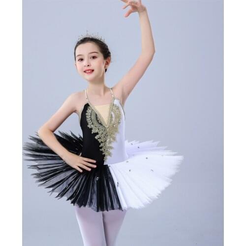 Professional Ballet Tutu For Child Kids Ballerina Dress Figure Skating Performance Costumes Tutus Girls Swan Lake Clothes Wear