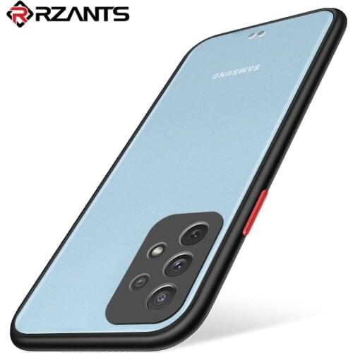 Rzants For Samsung Galaxy A52 A72 A32 4G 5G Case Soft Matte Casing Camera Protection Ultra Slim Clear Cover