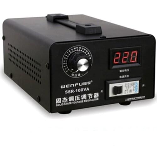 Solid state voltage regulator 220v voltage regulator single-phase electronic thyristor regulator high power 0-220v thermostat