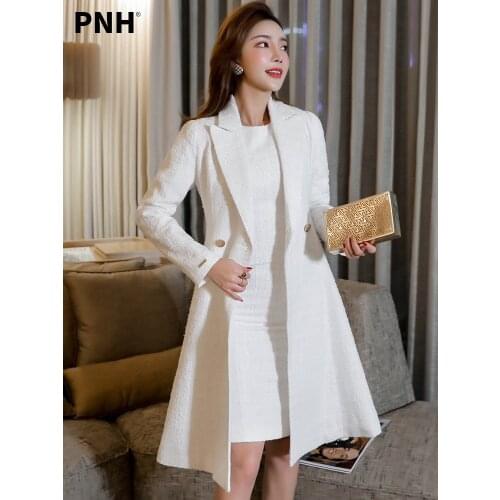 White Windbreaker Womens Mid Long 2021 Autumn New Coat Lady Hepburn High-end Coat