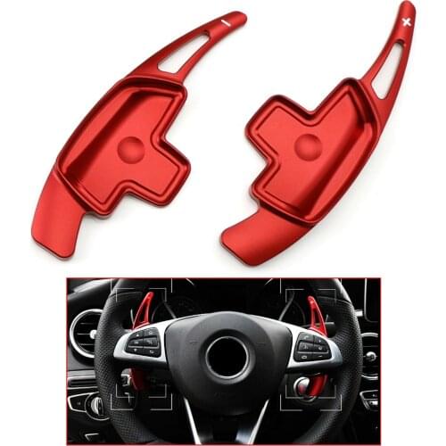 Yubao For Mercedes-Benz A B C E CLA GLA GLC GLE W176 W205 W213 W253 Red Al alloy Paddle Shifter Extension