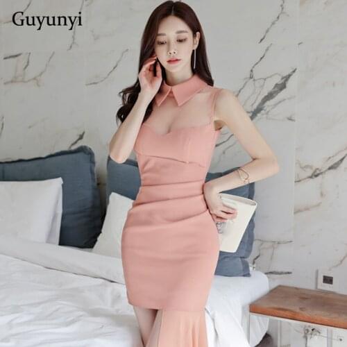High Waist Tight Dress 2021 Summer Simple Temperament Sexy Sleeveless Asymmetrical Stitching Hem Elegant Party Dress Woman