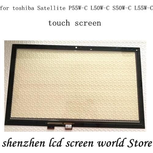 15.6 for toshiba Satellite P55W-C L50W-C S50W-C L55W-C touch screen panel Glass Digitizer Front Sensor display