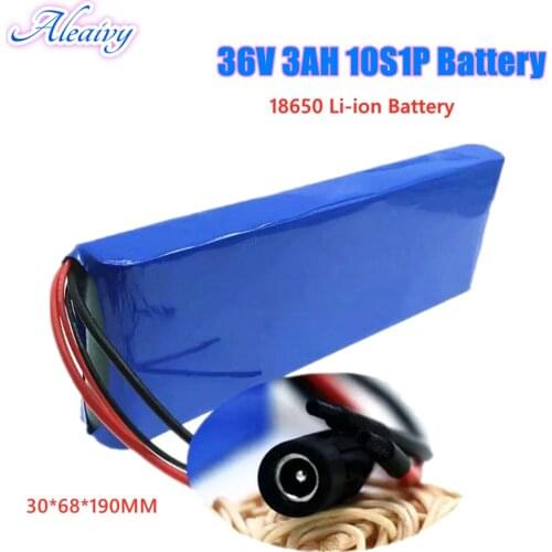 2020 new 36V battery 10S1P 3Ah 42V 3200mah 18650 lithium ion battery pack ebike electric car bicycle scooter 20A BMS 500W