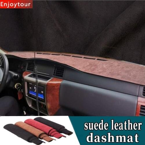 For nissan patorl Y61 SAFARI 1998-2009 Accessories Suede Leather Dashmat Dashboard Cover Pad Dash Mat Carpet Car-styling