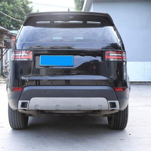 For Land Rover Discovery 5 HSE Vision LR5 L462 ABS Plastic Exhaust Decoration Cover Trim Replacement Parts Silver