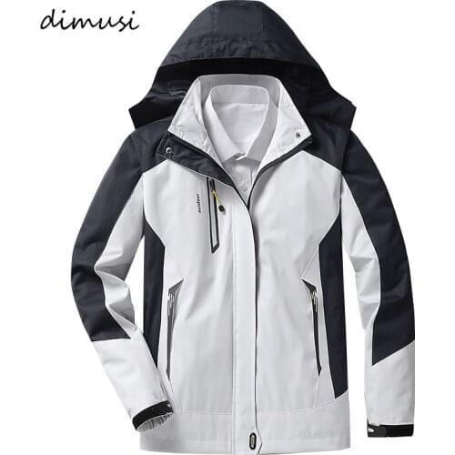 DIMUSI Mens Jackets Casual Male Outwear Army Tactical Windbreaker Hooded Coats Male Breathable Waterproof Jackets Clothing