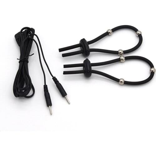 Electric Reusable Cock Rings +Host Delay Ejaculation Penis Rings Time Lasting Penis Erection Penis Sleeve Adult Erotic Sex To L1