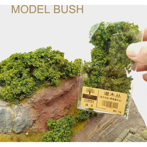 Simulation Miniature Tree Chariot Camouflage Net Train Sand Platform Miniature Scenario Model Vegetation Material Plastic