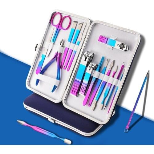 Stainless Steel Cuticle Nipper Clipper Dead Skin Remover Scissor Cutter Rainbow Plier Metal Nail Art Manicure Pedicure Tools