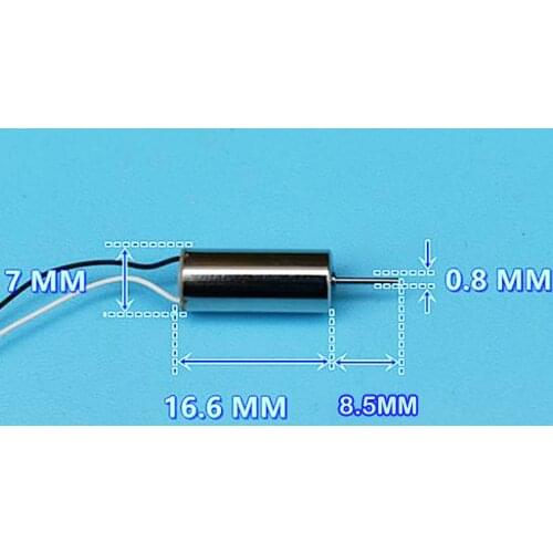 DC 3.7V Micro 716 Coreless Motor 50000RPM High Speed Strong Magnetic DIY Small RC Drone Quadcopter Spindle Motor Model Airplane