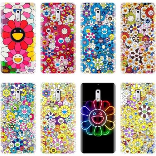 Soft Cover For Nokia 1 Plus 2 3 5 6 8 9 Flower Smile Phone Case Silicone For Nokia2 Nokia3 Nokia5 Nokia6 Nokia X6 X71 7 Plus