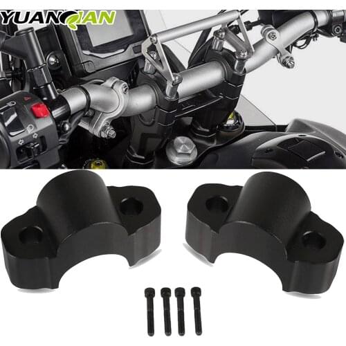 20MM Aluminum Bar Riser Handlebar Risers Height up Adapters For YAMAHA XTZ700 Tenere XT700Z TENERE 700 TENERE700 2019 2020 2021