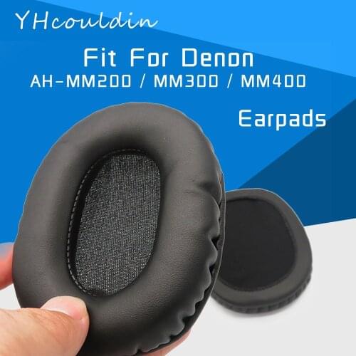 Earpads For Denon MM200 MM300 MM400 AH-MM200 AH-MM300 AH-MM400 Headphone Accessaries Replacement Ear Cushions Material