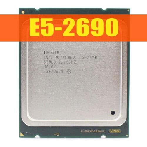 Xeon Eight-Core E5-2690 2.9GHz 8.0GT/s 20MB LGA2011 Processor CPU 100% normal work