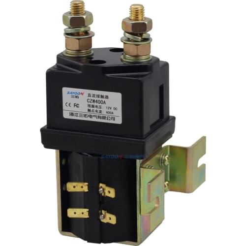 SAYOON CZW400A DC6V 12v 24V 36V 48V 60V 72V 400A contactor used for electric vehicles, engineering machinery and so on