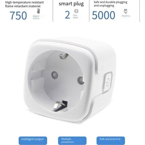Tuya WiFi Smart Plug 16A EU Adapter Wireless Remote Voice Control Power Energy Monitor Outlet Timer Socket for Alexa Google Home