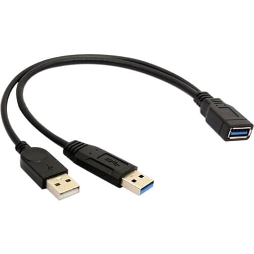 20Cm USB Extension Cable USB 3.0 Cable for Smart Printer PS4 SSD Extender Data Cord Mini USB Extension Cable