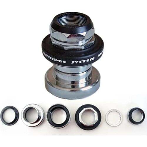 Bike Retro Headsets Inner Diameter 25.4mm 30mm Fixed Gear Road Bearing Vintage Headset Aluminium Alloy Part Inner 22.2mm