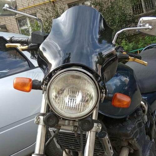 Motorcycle Windshield WindScreen For Honda CB400 Super Four CB 400 SF VTEC 1 2 3 4 5 All Years Black Smoke Free Shipping