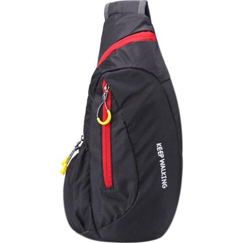 Waterproof Nylon Chest Bag Men Women Portable Running Shoulder Bag Cycling Running Hiking Sports Bags Mochila Bolsas Feminina